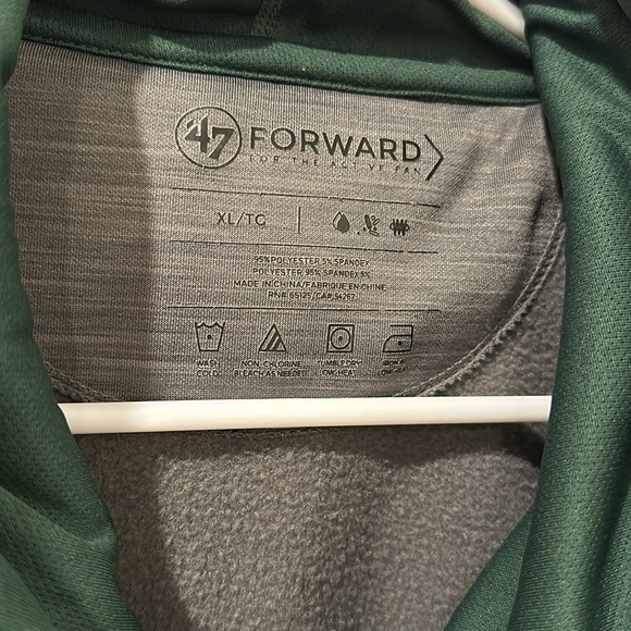 47 Forward Green Bay Packers polyester hoodie, extra large - Picture 4 of 4